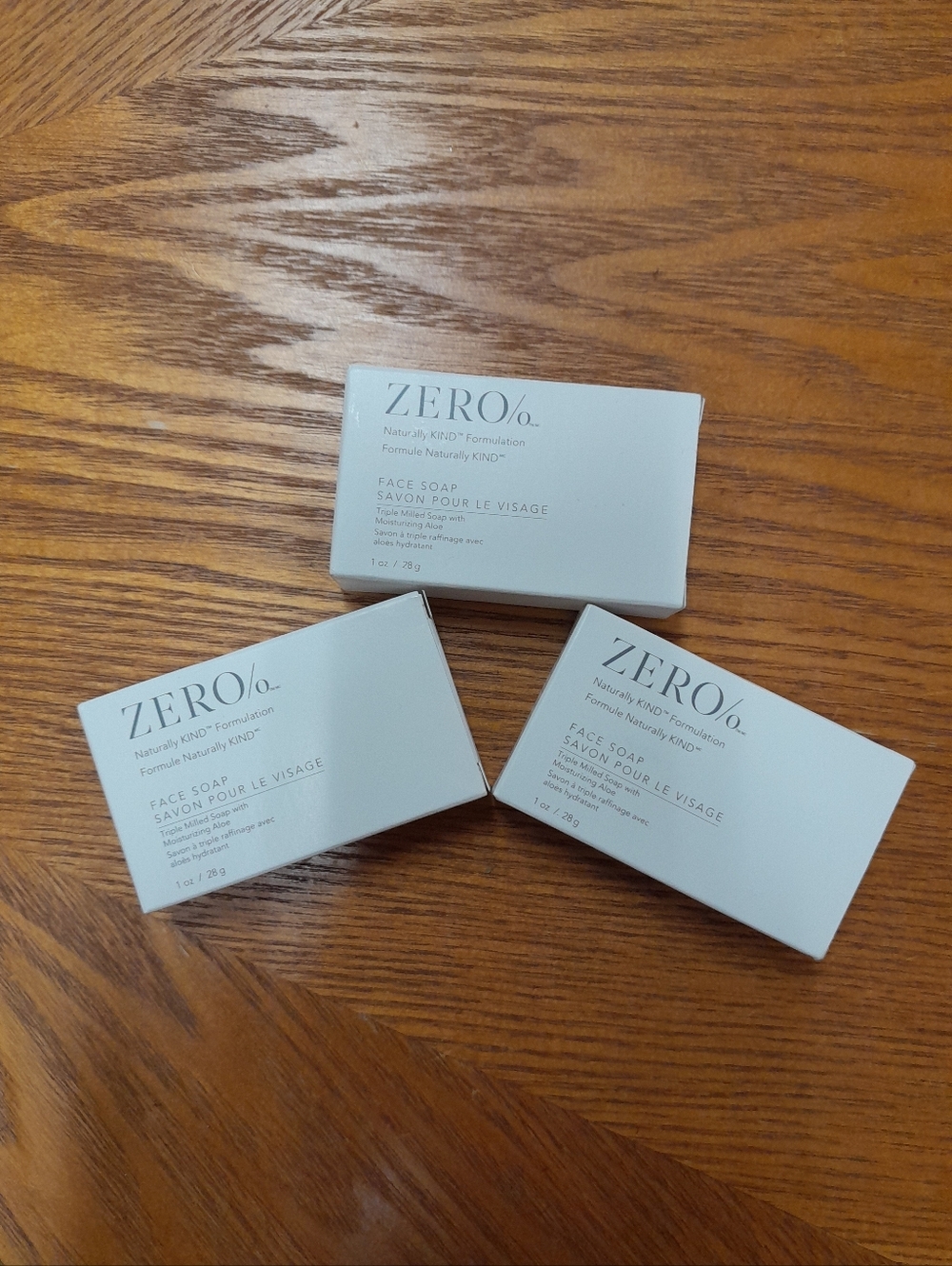 ZERO% Face Soap (3 Bars) NWT Size:1 oz Gilchrist & Soames